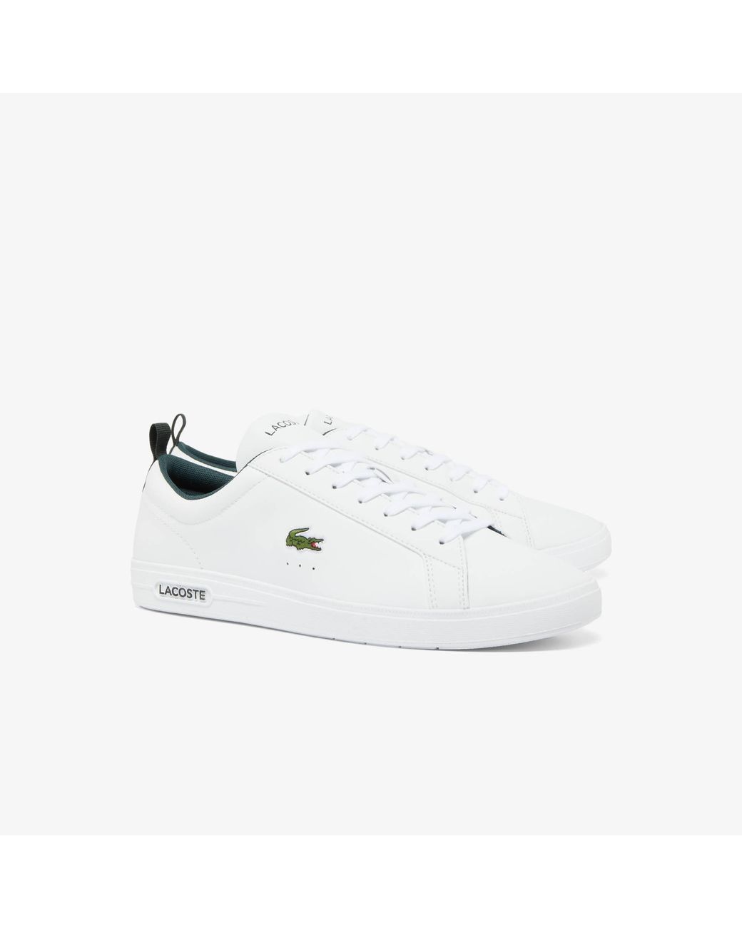 Lacoste S Carnabase Trainers White/green 9 for men