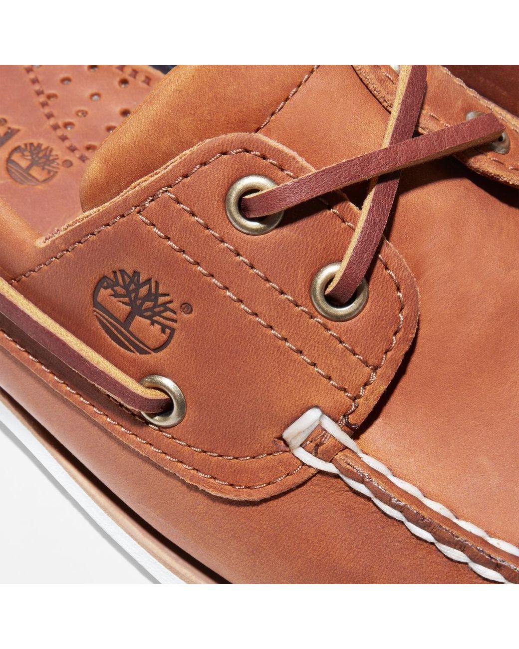 Timberland Brown Classic Boat Shoes for men