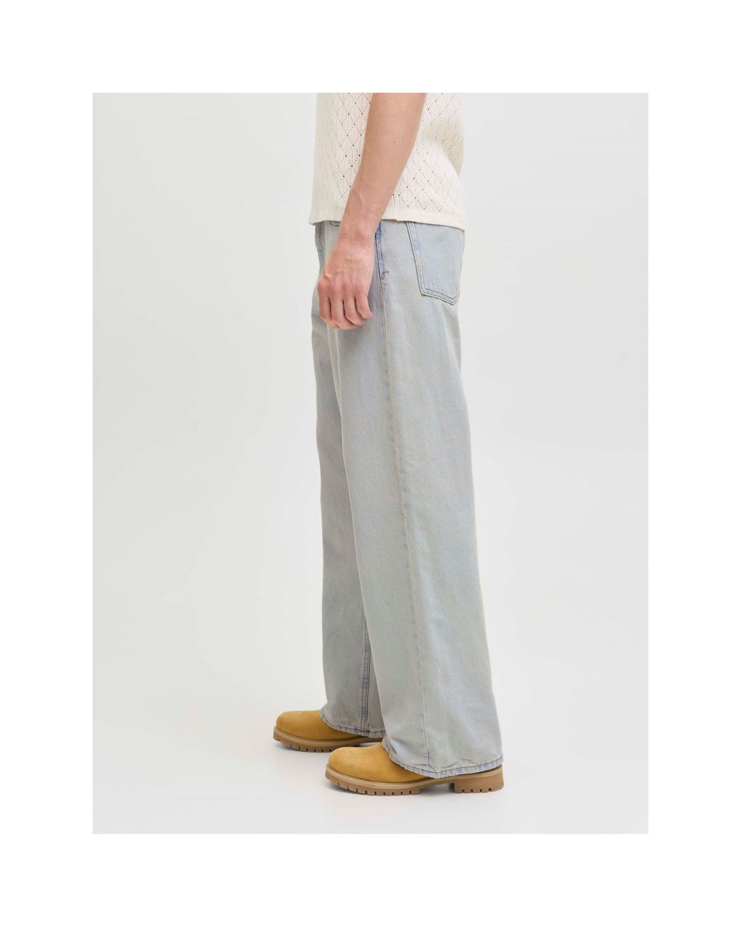 Jack & Jones Gray 354 Skinny Jeans for men