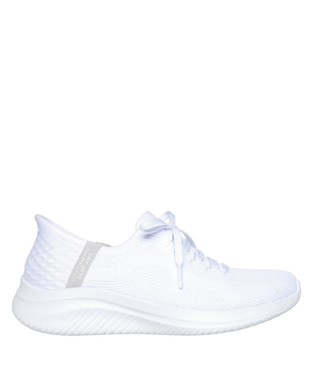 Skechers White Standard Fit Slip-Ins Ultra Flex 3.0 Brilliant Path Trainers