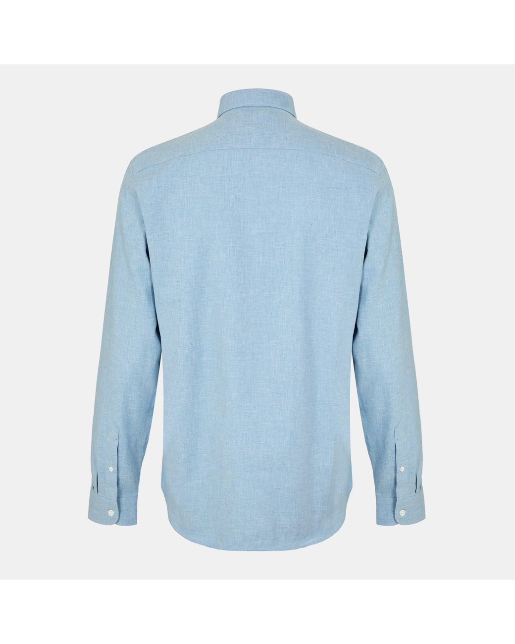 Lacoste Blue Long Sleeve Plain Shirt for men