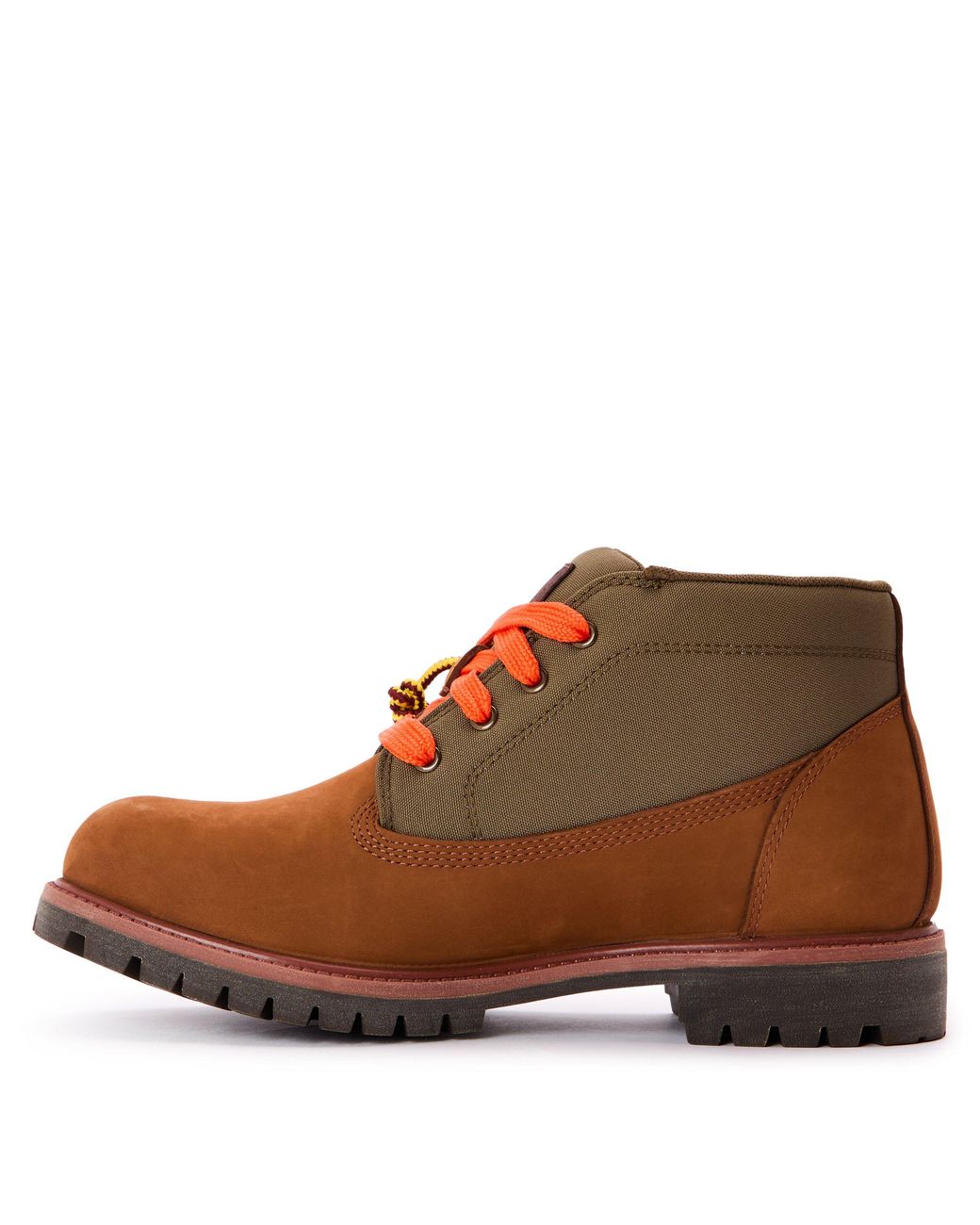 Timberland Brown Premium Mid Lace-Up Chukka Boots for men