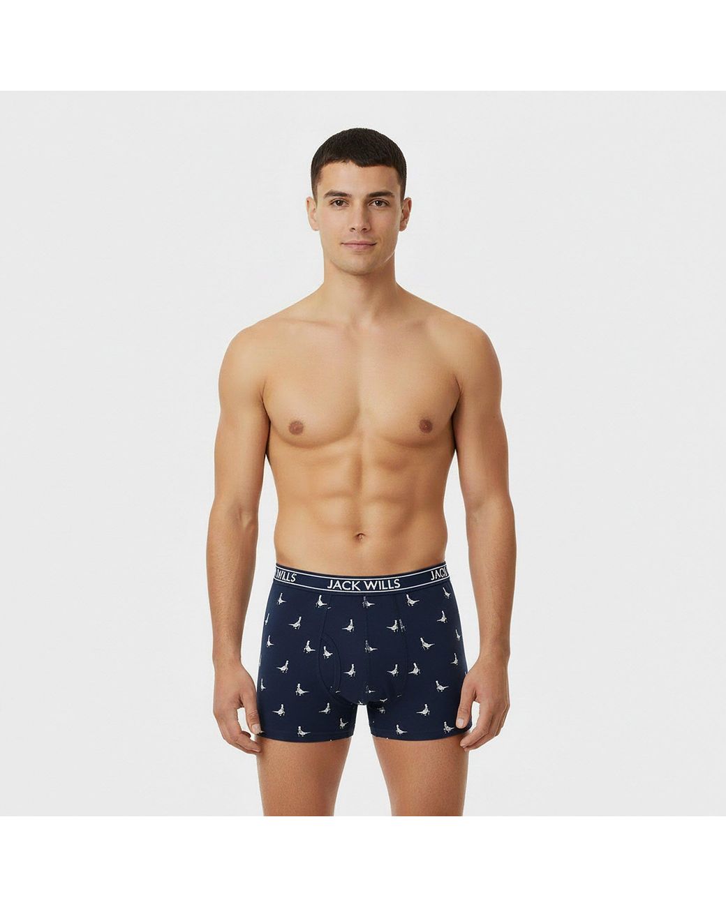 Jack Wills Blue Jw Daundley Boxers 3 Pack for men