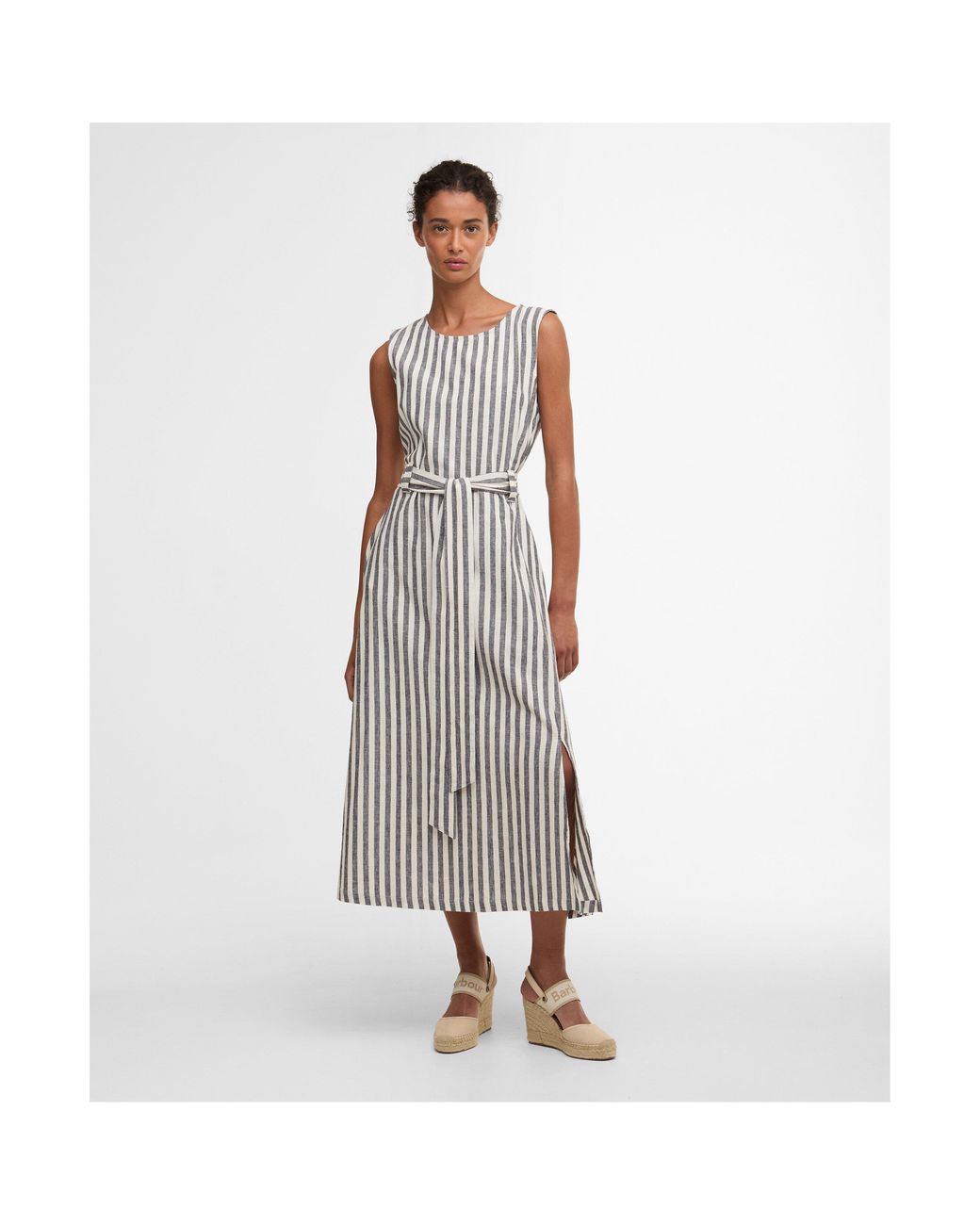 Barbour Metallic Inez Midi Dress