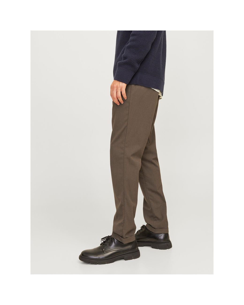 Jack & Jones Gray Marco Connor Chinos for men