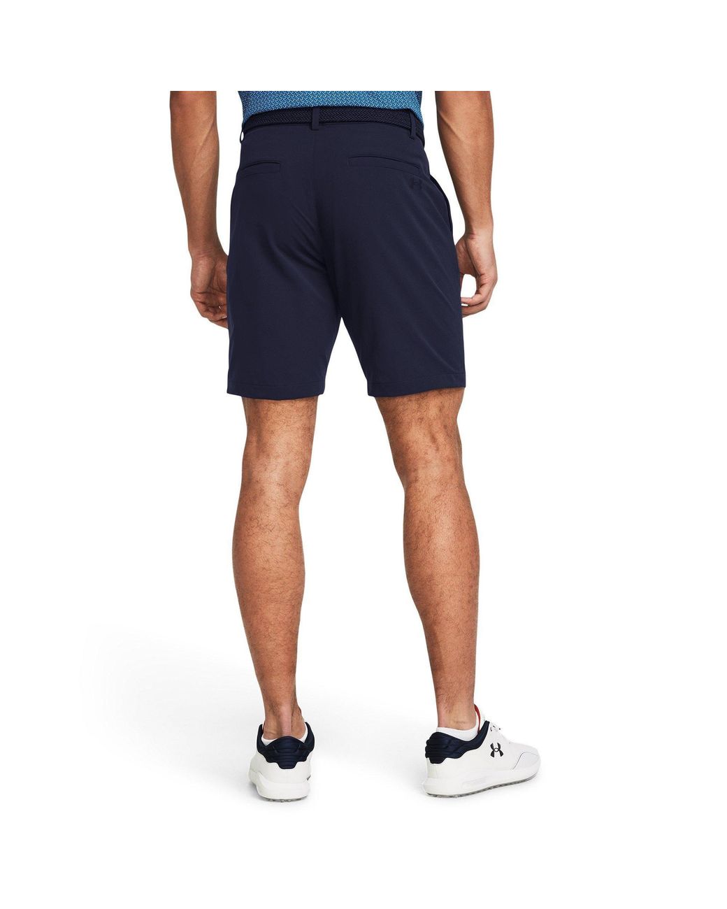 Under Armour Blue Matchplay Tapered Shorts for men