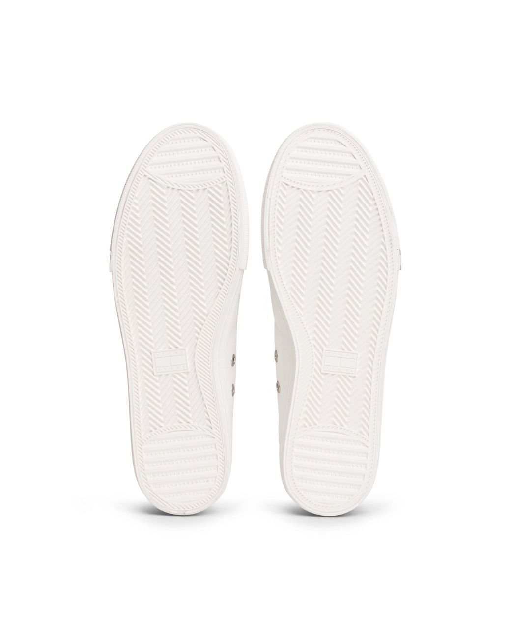 Tommy Hilfiger White Canvas Trainers for men