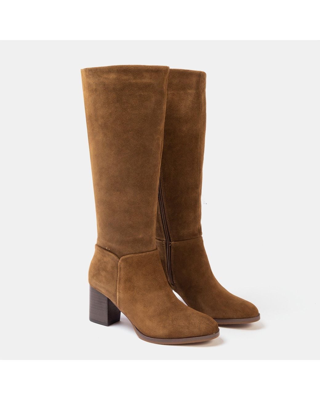 Biba Brown Suede Knee-High Boot Ladies