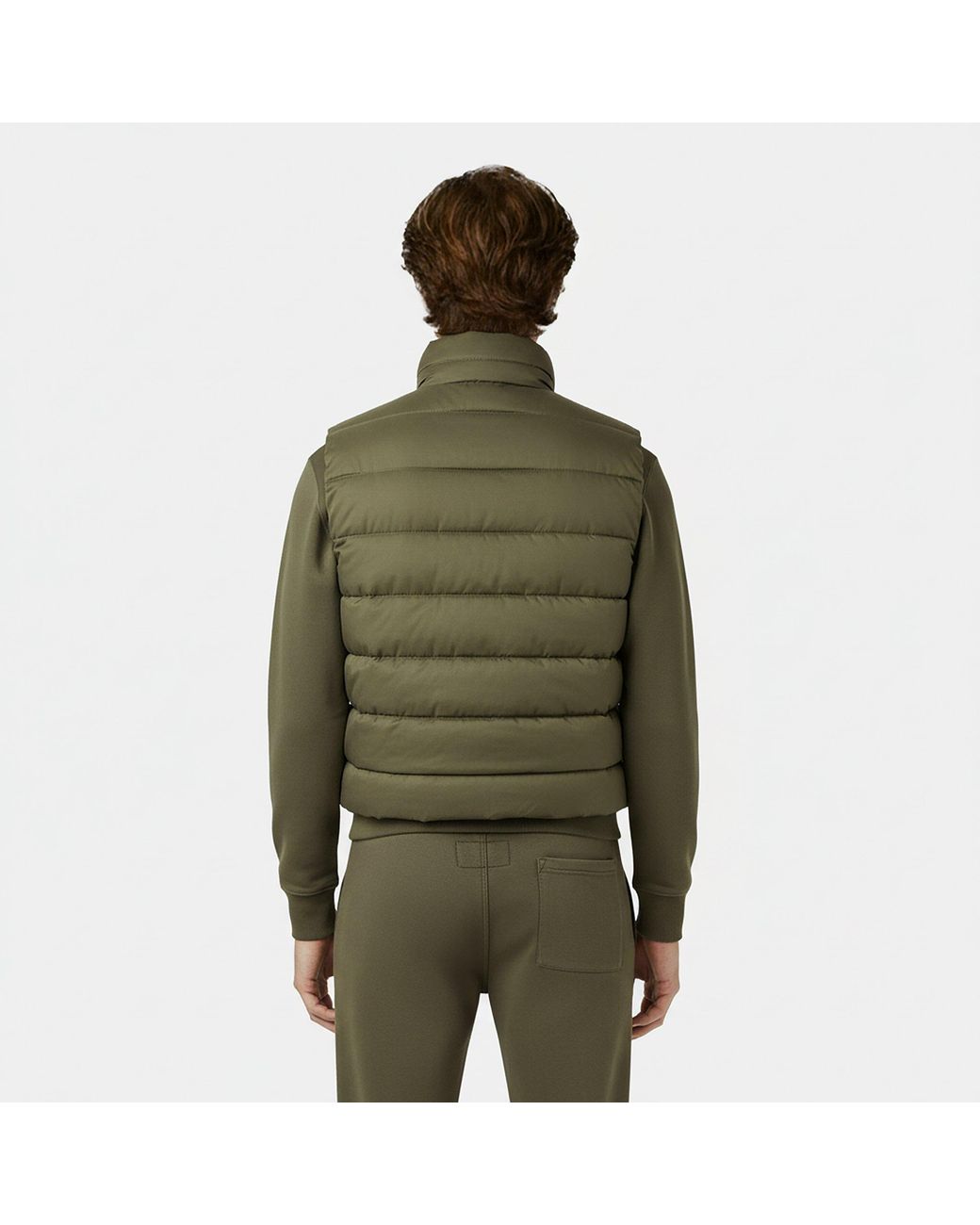 Jack Wills Green Kershaw Lightweight Water Resistant Puffer Gilet for men