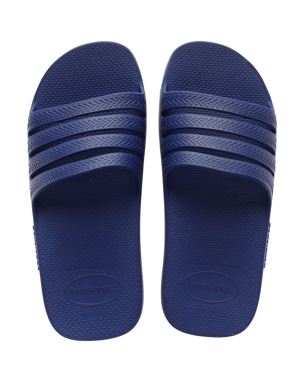 Havaianas Blue Slide Flip Flops