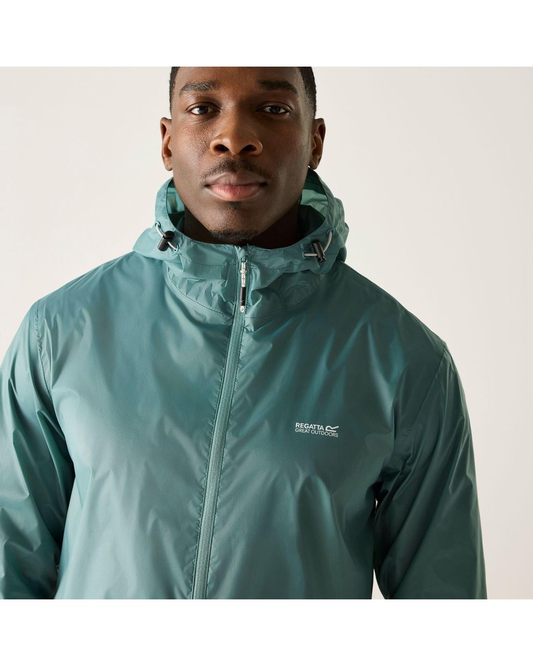 Regatta Green Pack-It Iii Waterproof Jacket for men