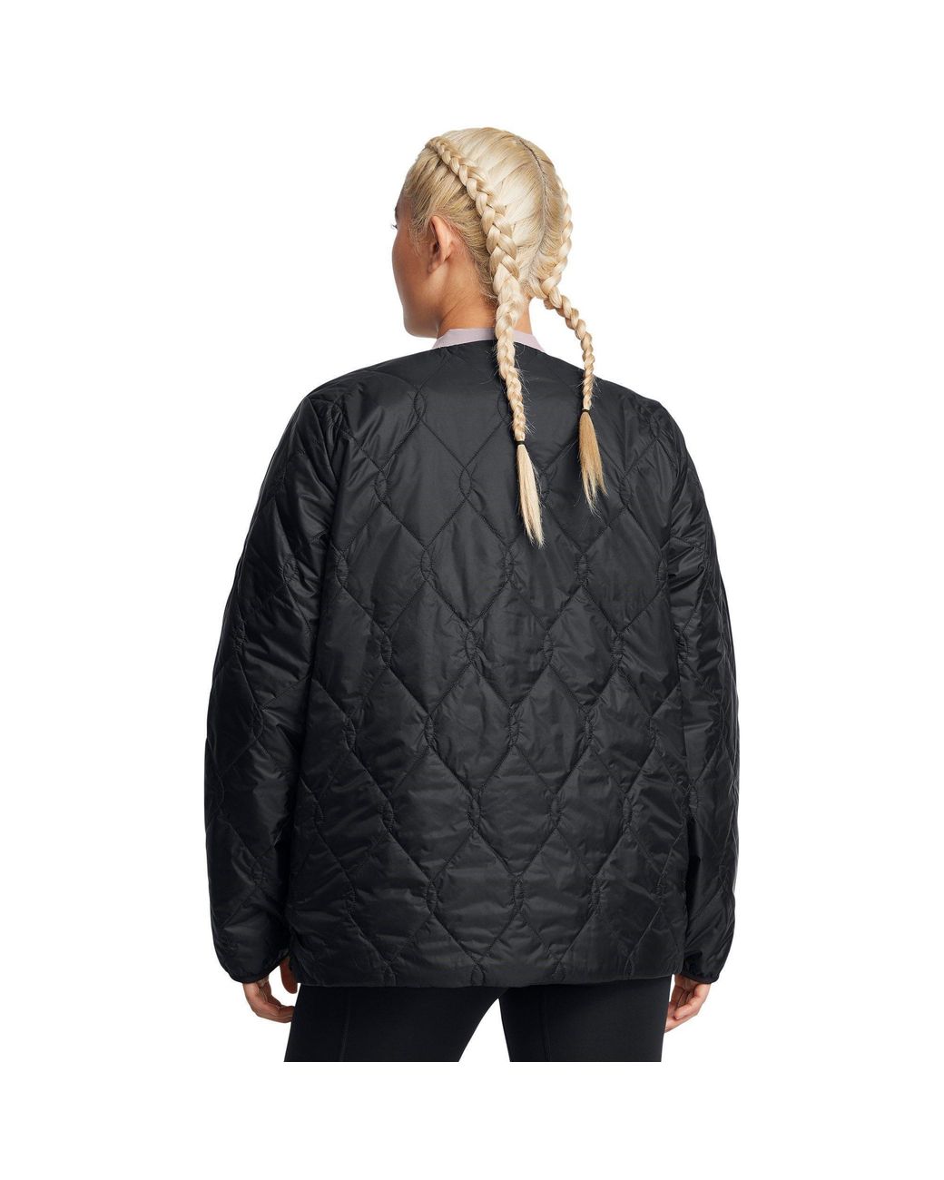 Under Armour Black Diamond Water-Repellent Fitted Quilted Jacket