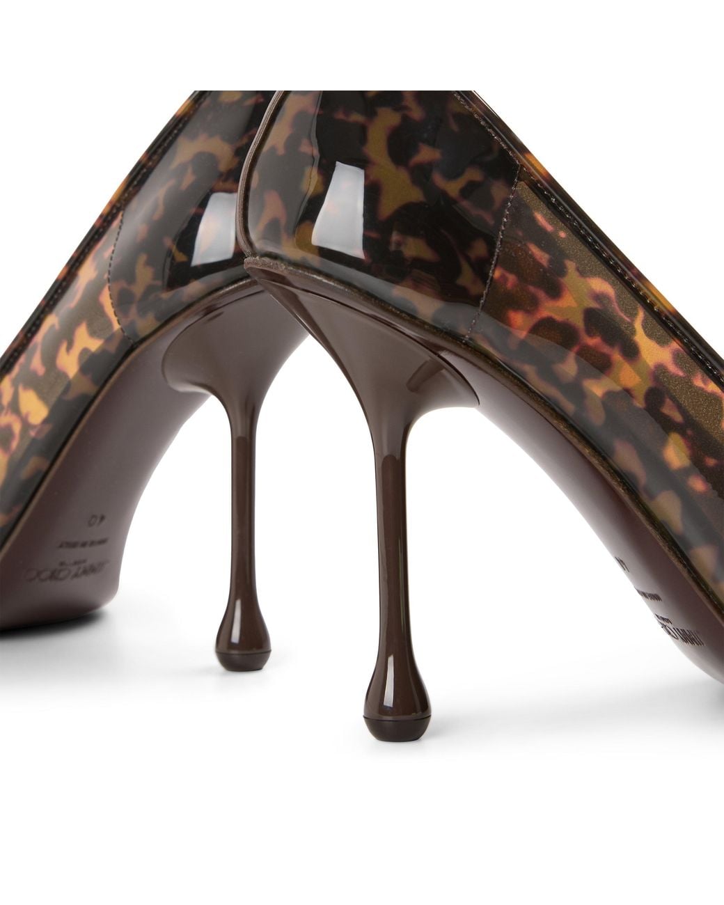 Jimmy Choo Brown Ixia 95 Pointed-Toe Stiletto Heels