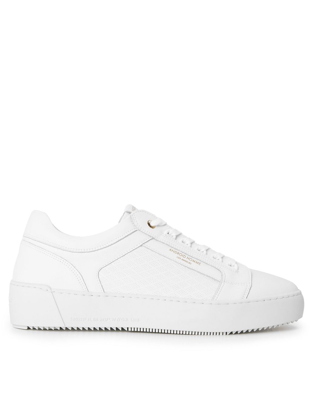 Android Homme White Venice Dperf Low-Top Trainers for men