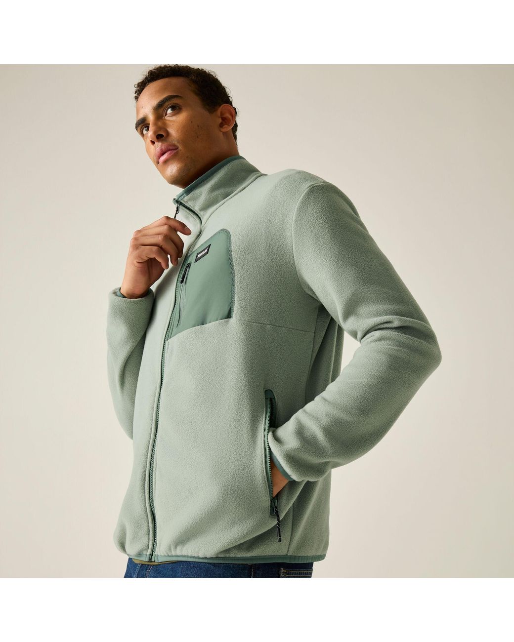Regatta Green Frankie Full Zip Fleece for men