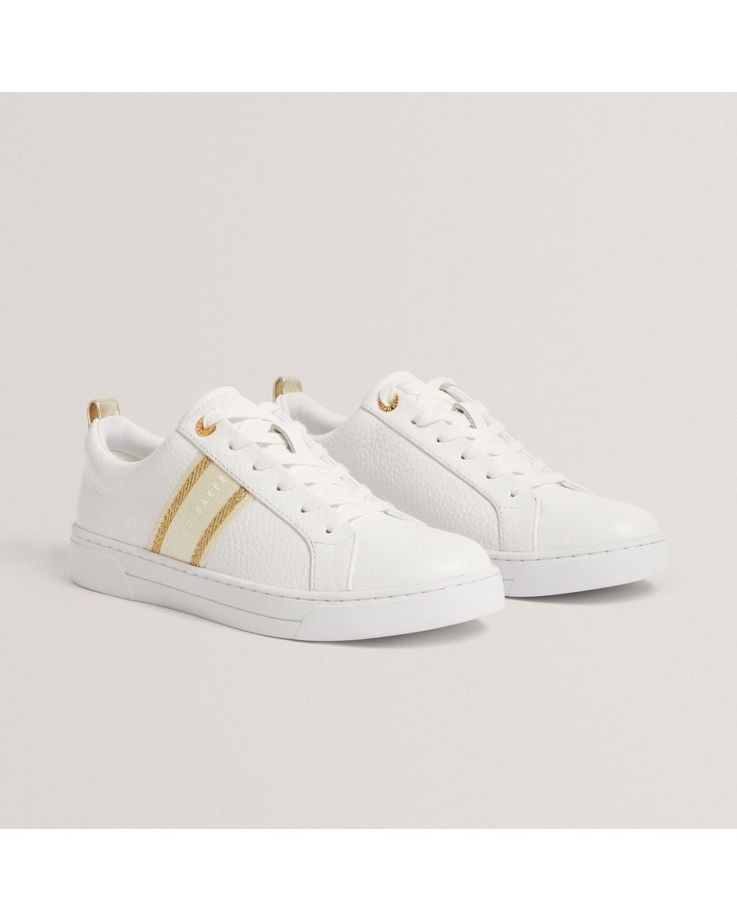 Ted Baker White Low-Top Trainers