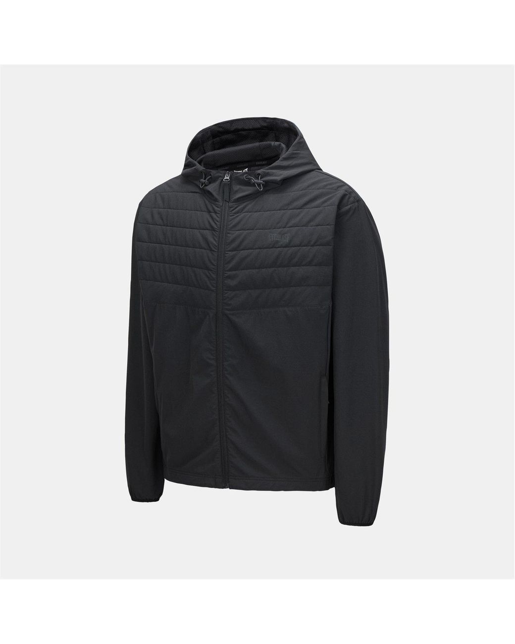 Everlast Black Hybrid Padded Long Sleeve Tracksuit Top for men