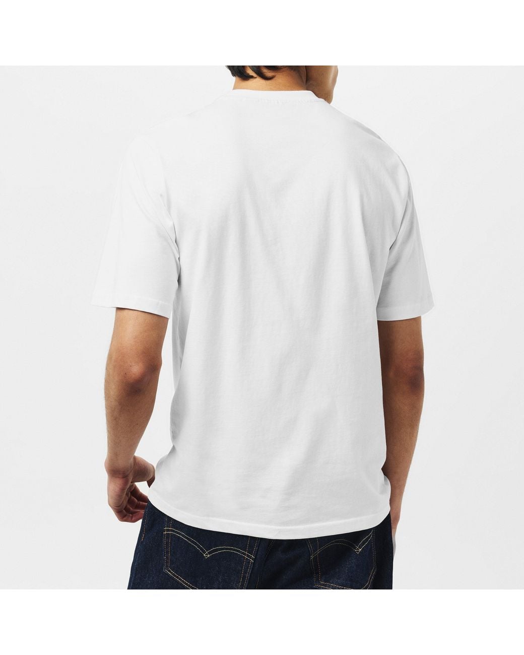 Aquascutum White Checked T-Shirt for men