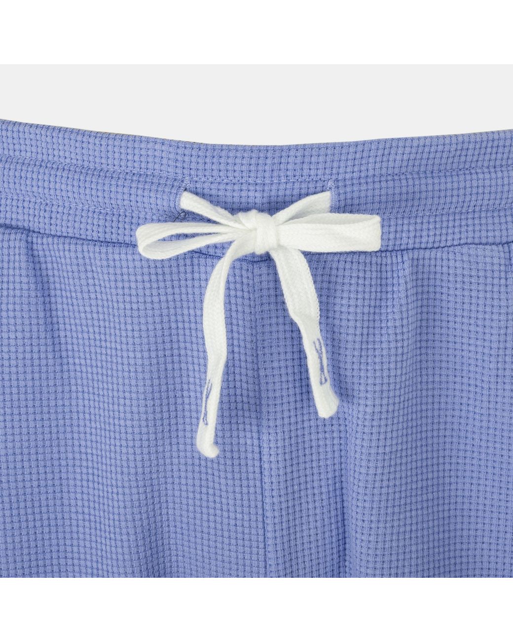 Fabric Blue Waffle Shorts for men