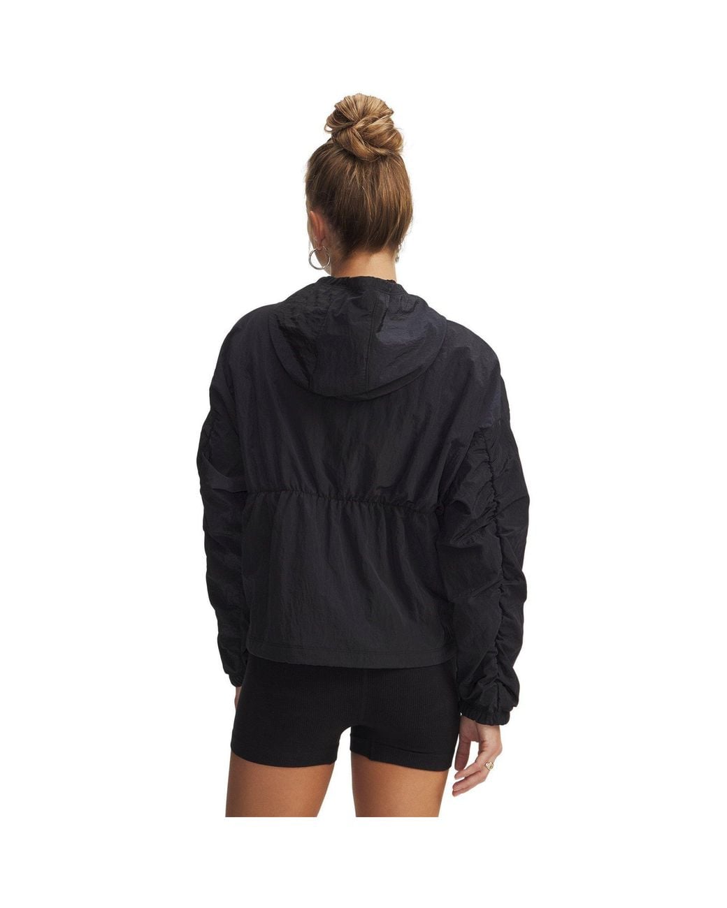 Under Armour Black Rival Woven Bungee Jacket