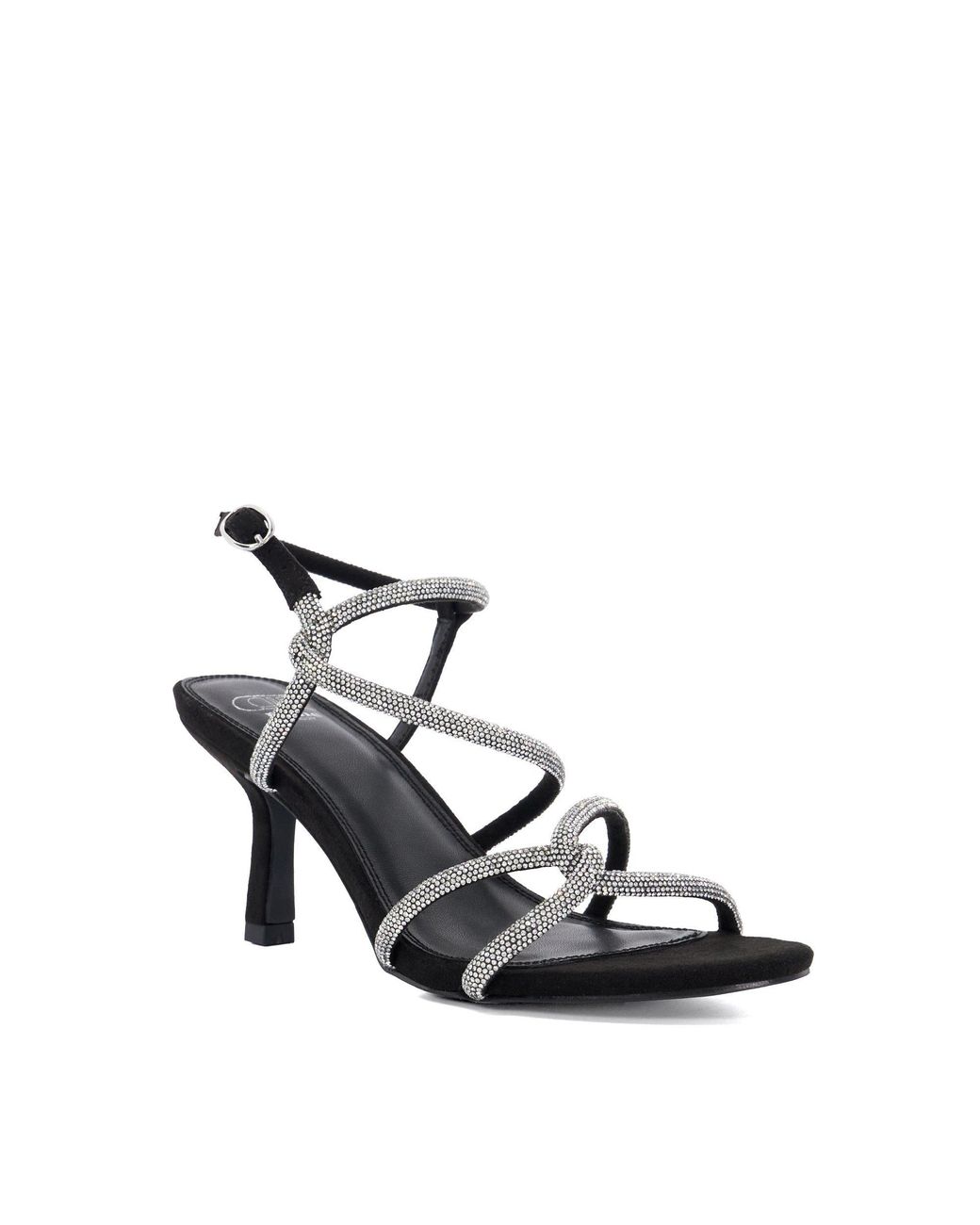 Dune Black Malfi Heeled Sandals