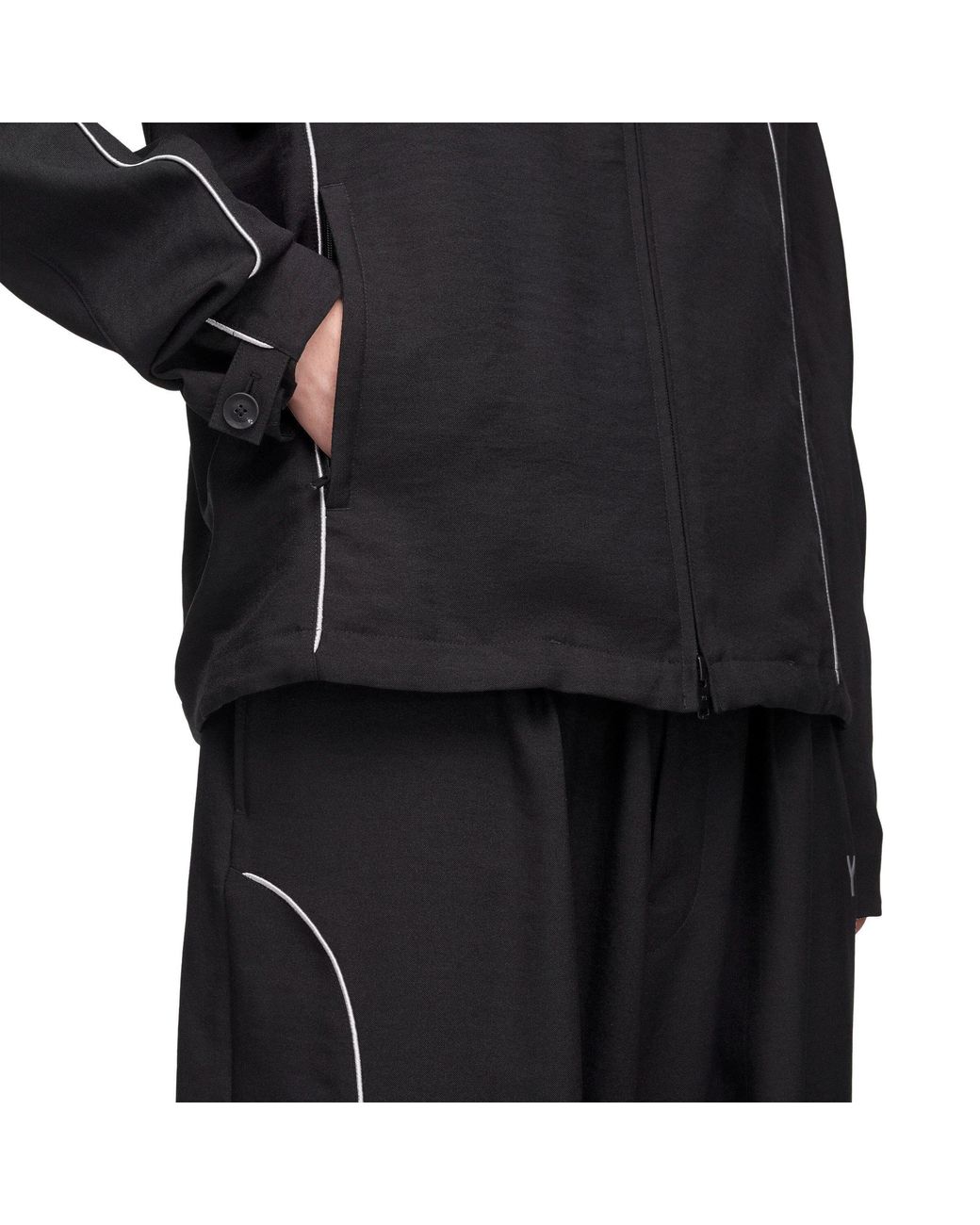 Y-3 Black Mercedes Track Jacket for men