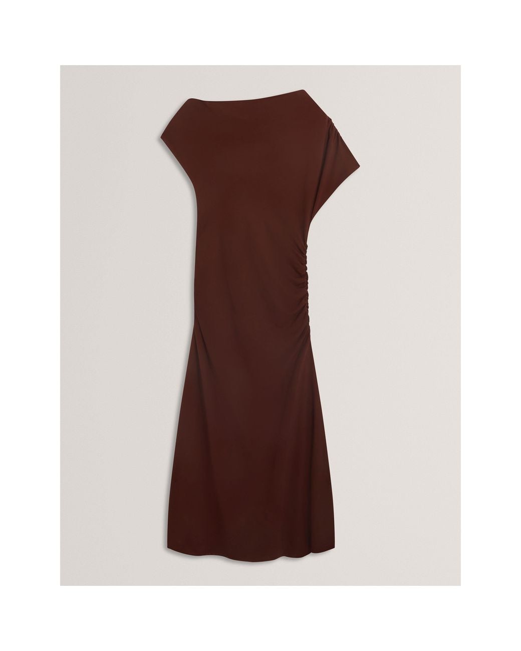 Ted Baker Brown Ted Jsy Midi Dress Ld64