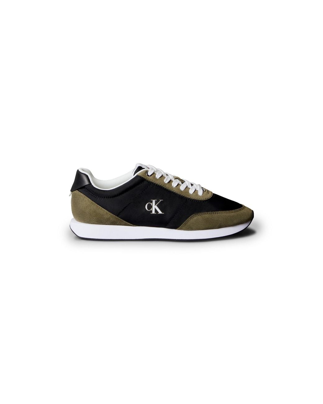 Calvin Klein Black Ck Retro Runners for men