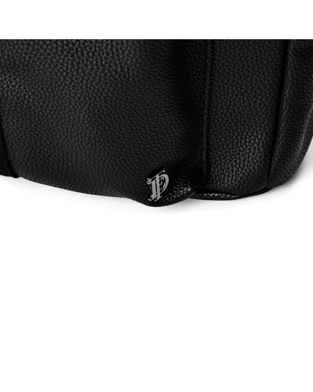 Ted Baker Black Webbing Faux Leather Backpack for men