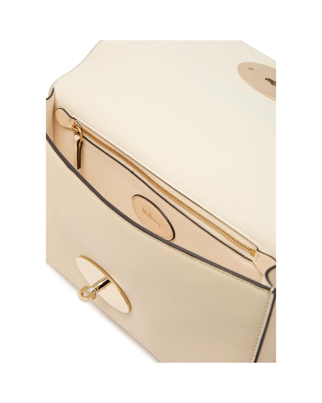 Mulberry Natural Lily Vesta Nappa Clutch