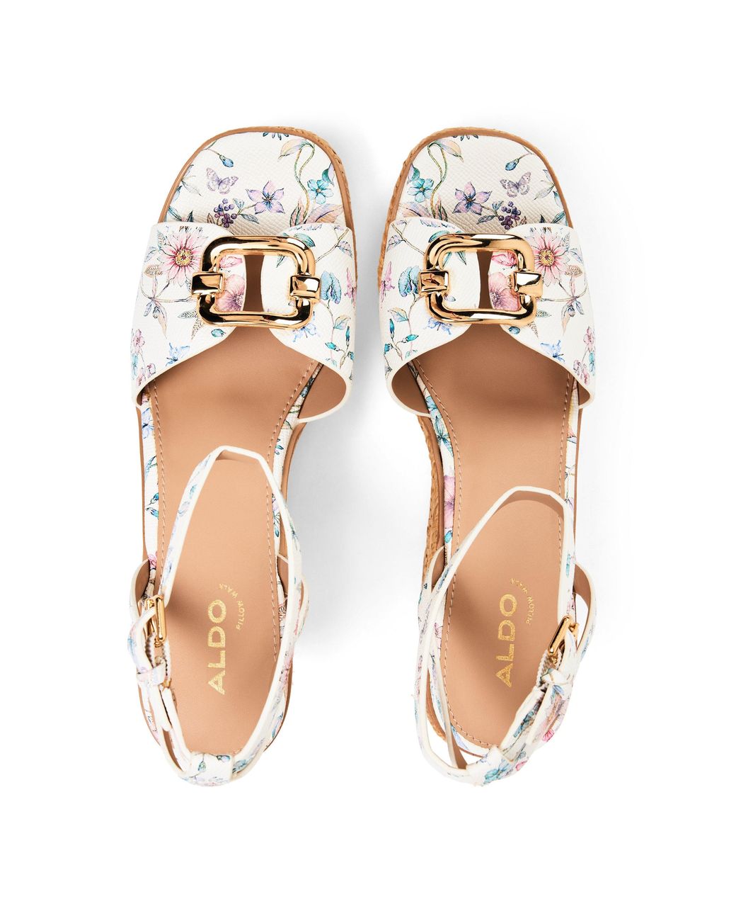 ALDO Multicolor Wedge Heeled Sandals