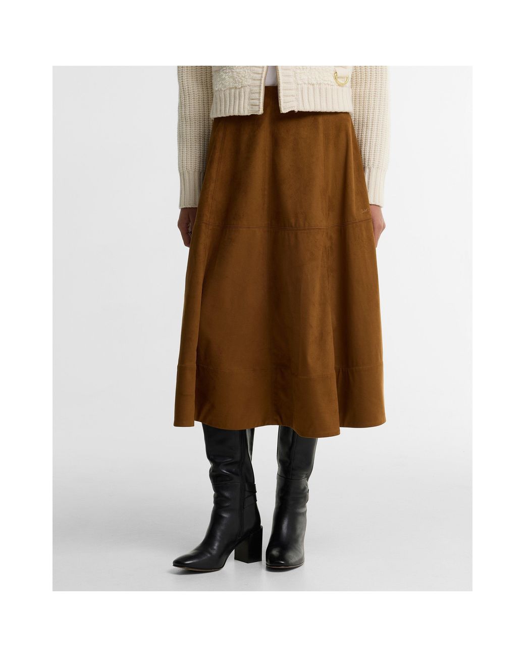 Barbour Brown B.Li Rothley Skirt Ld64