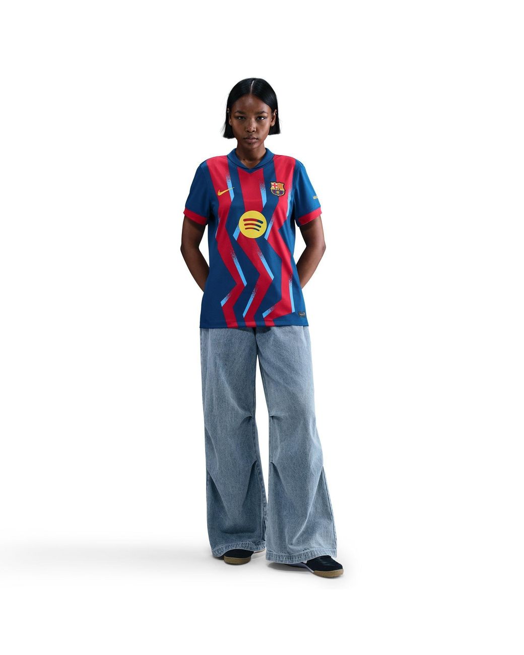 Nike Blue Fcb W Nk Df Jsy