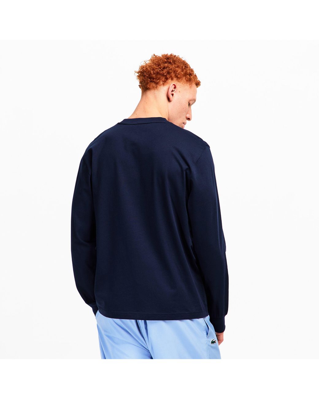 Lacoste Blue Long Sleeve T-Shirt for men