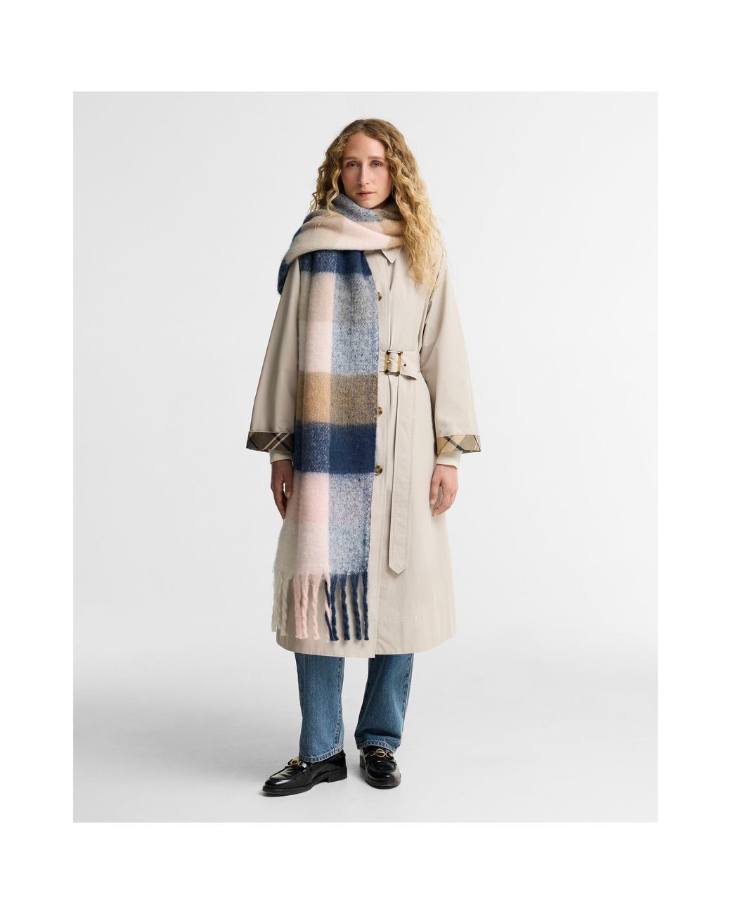 Barbour Gray Marie Scarf