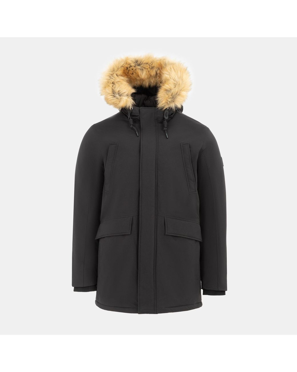 SoulCal & Co California Black Soul Padded Parka for men