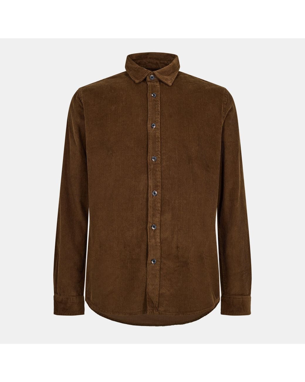 Peter Werth Brown Long Sleeve Plain Shirt for men
