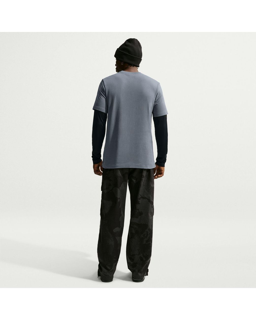 Nike Gray Sportswear Club T-Shirt for men