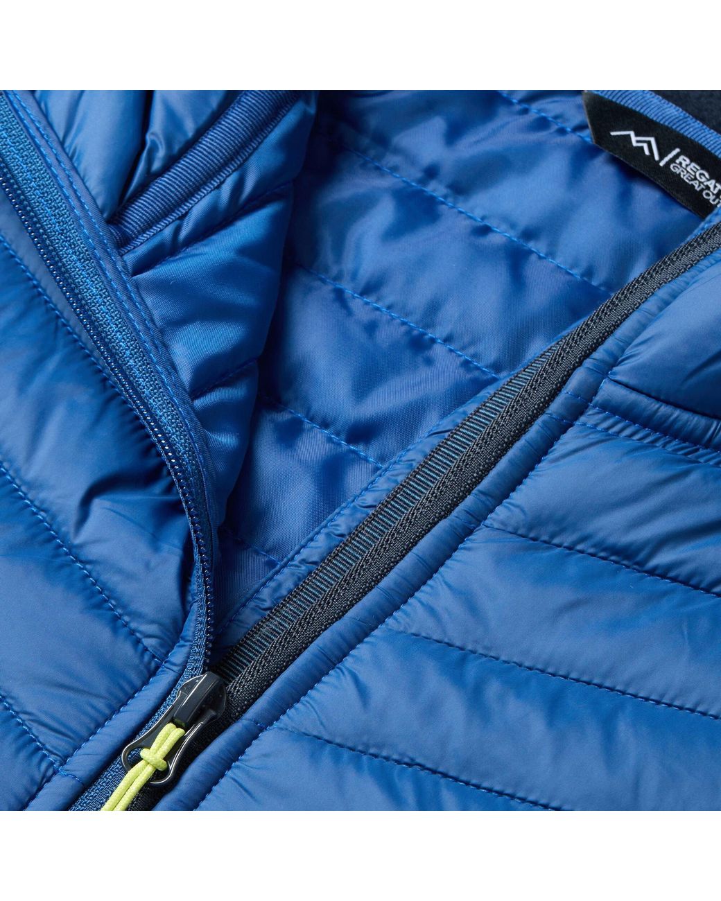Regatta Blue Andreson Hybrid Water-Repellent Jacket for men