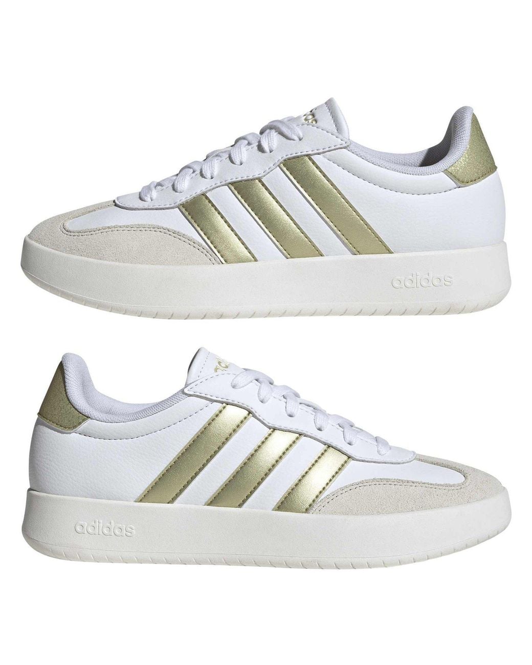 Adidas White Barreda Low-Top Trainers for men