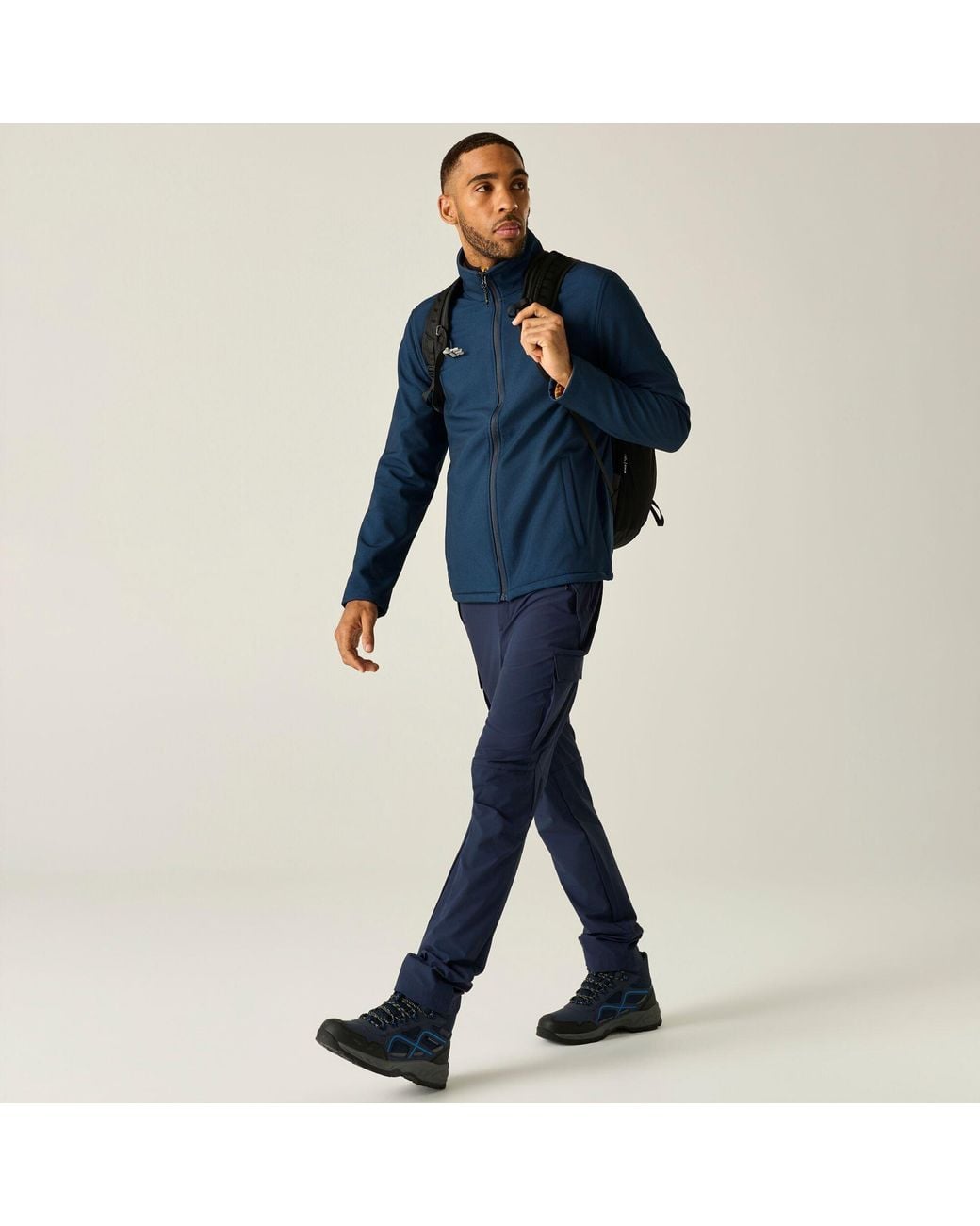 Regatta Blue Cera V Softshell Midlayer for men