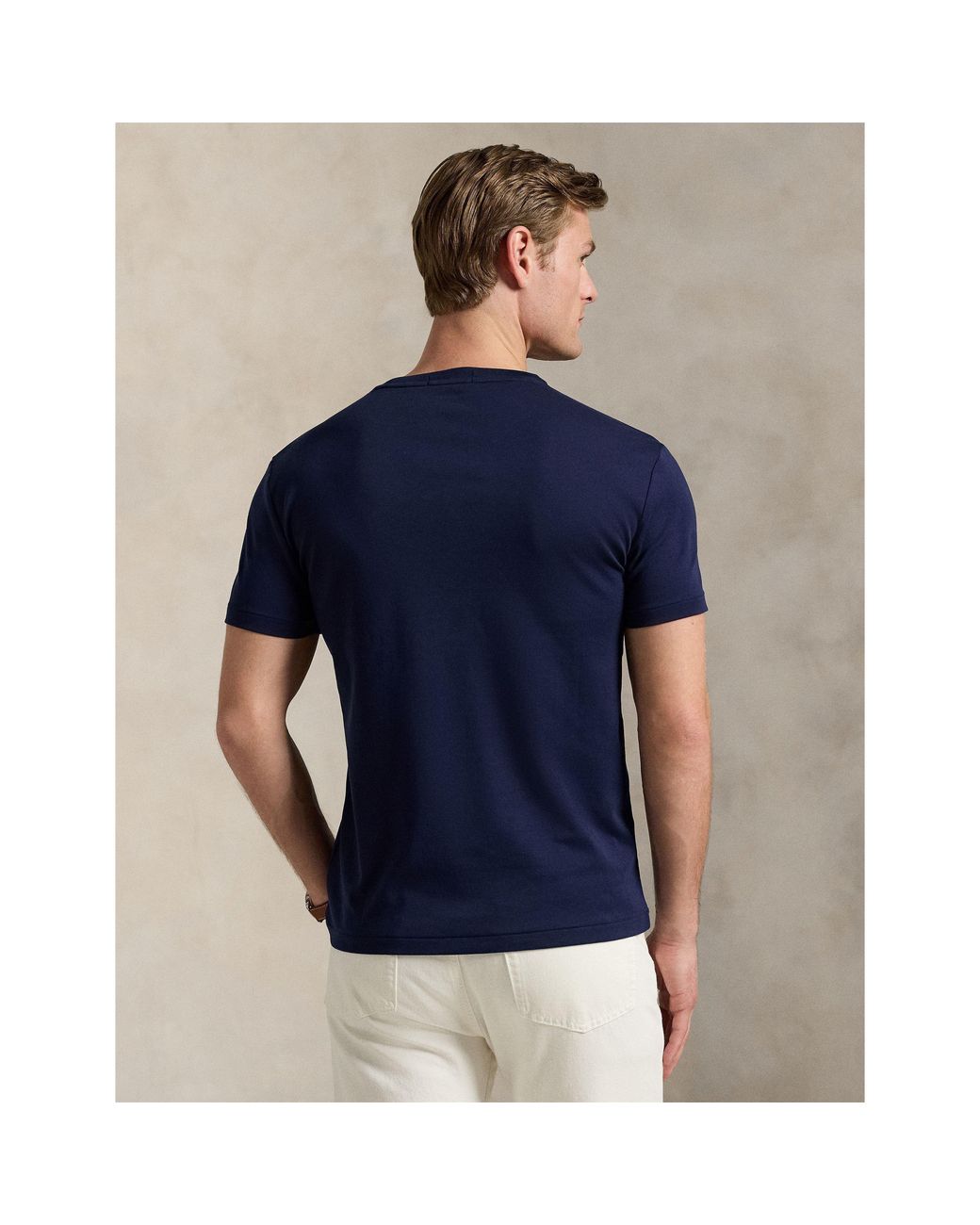 Polo Ralph Lauren Blue Regular Fit Pima T-Shirt for men