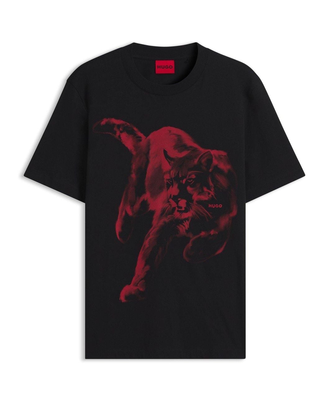 HUGO Black Daffilo Tee Sn64 for men