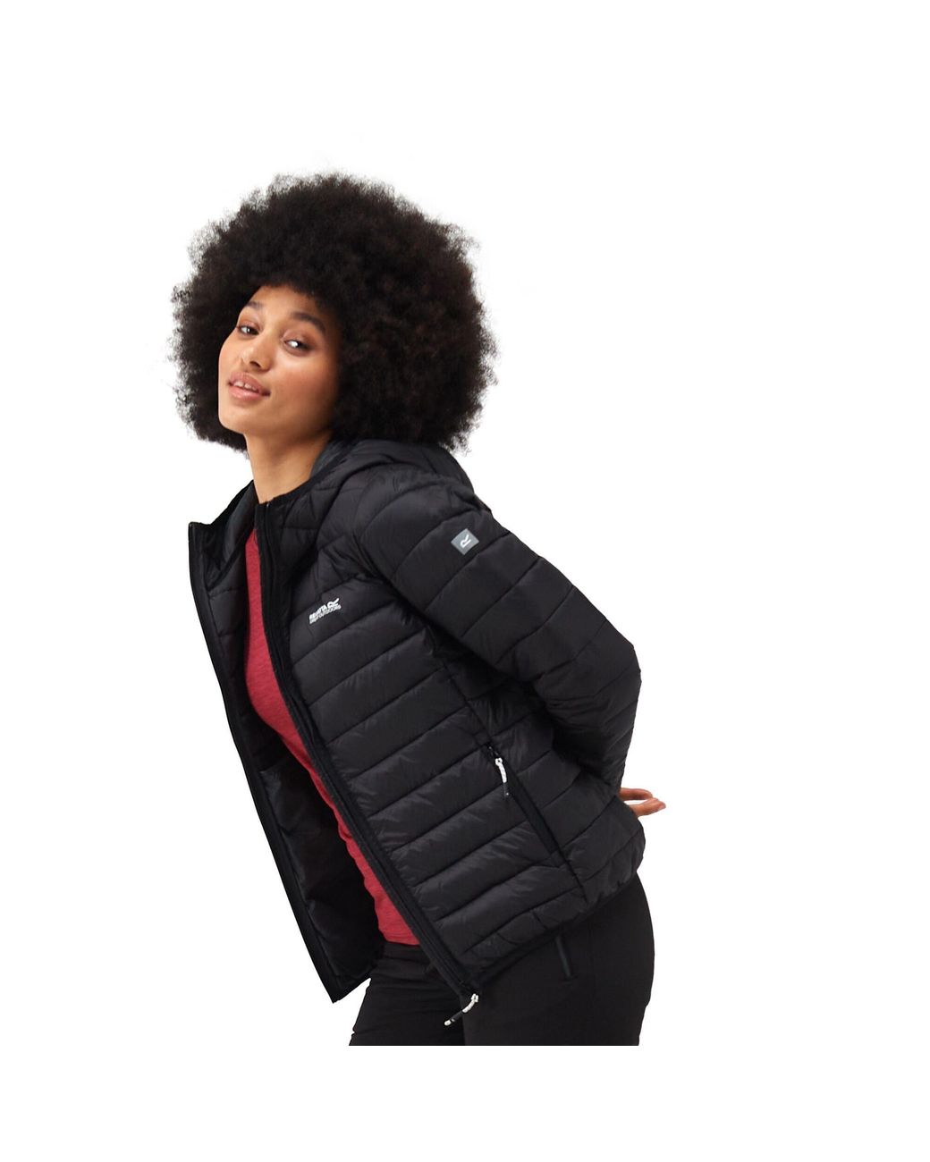 Regatta Black Marizion Quilted Lightweight Insulated Puffer Jacket