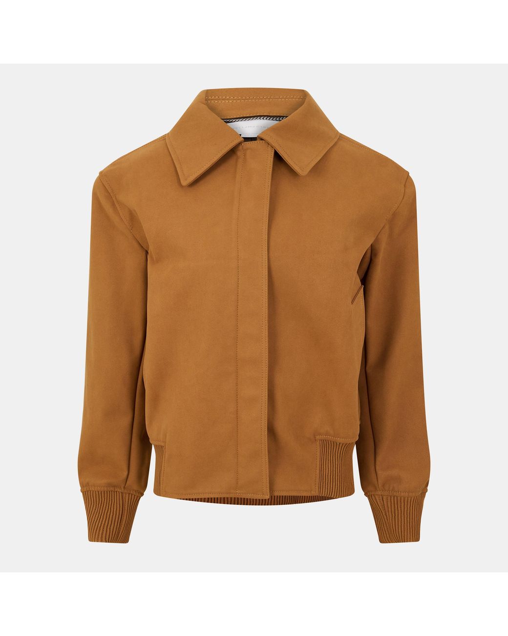 Stella McCartney Brown Sustainable Tailored Field Jacket