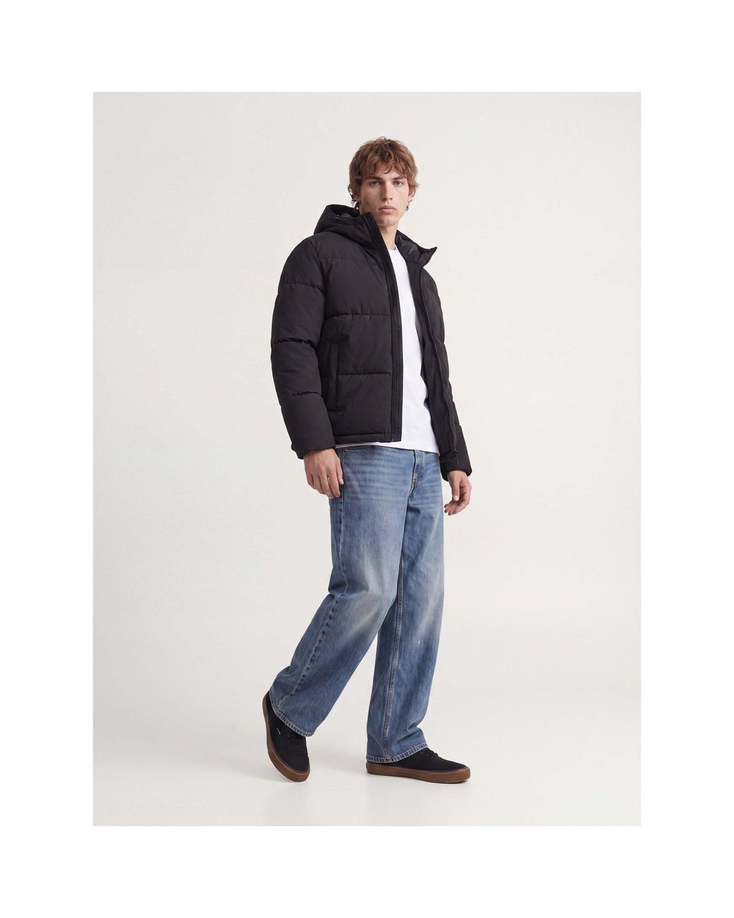 Jack & Jones Black Jack Galaxy Puf Jkt Sn64 for men