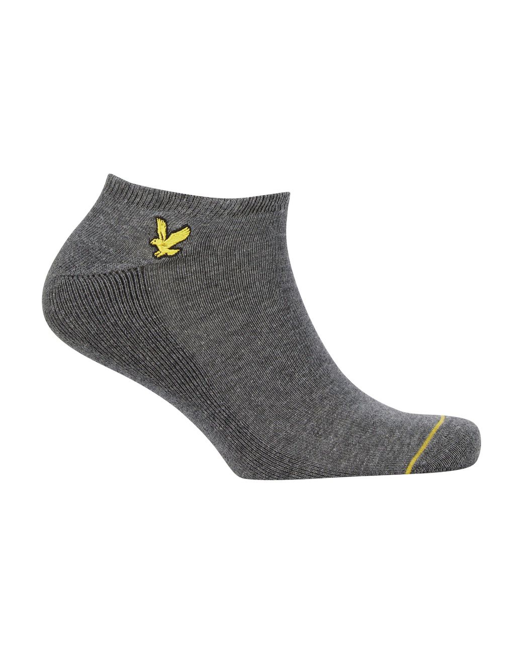 Lyle & Scott White Trainer Ankle Socks for men