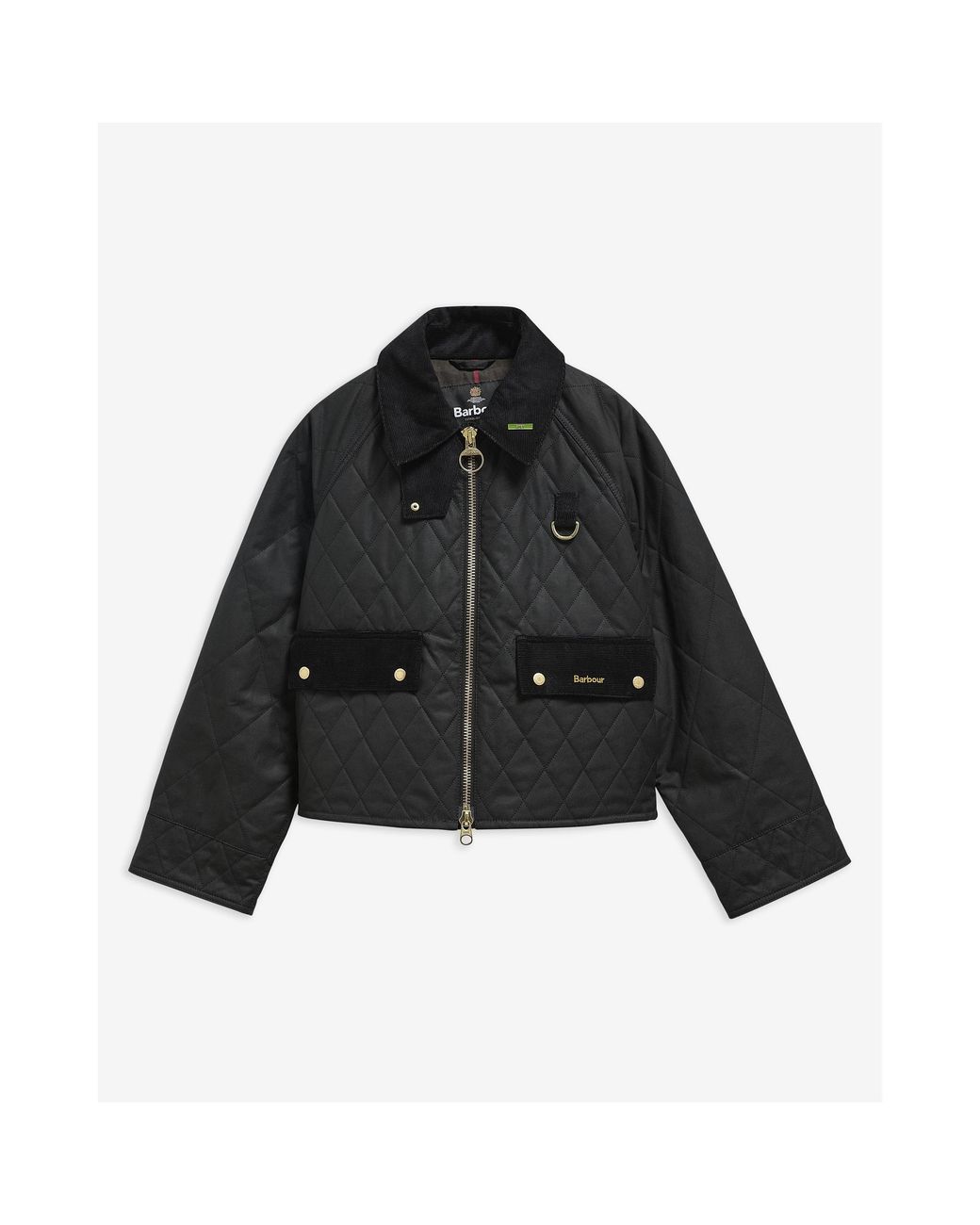 Barbour Black Spey Icons Cotton Wax Jacket