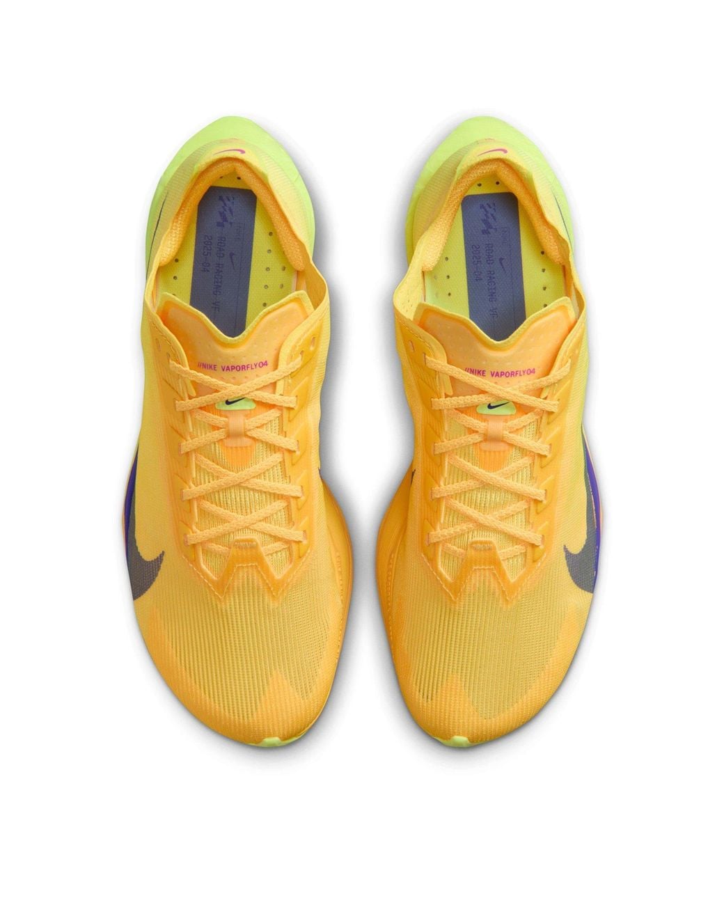 Nike Yellow Vaporfly 4 Road Racing Shoes