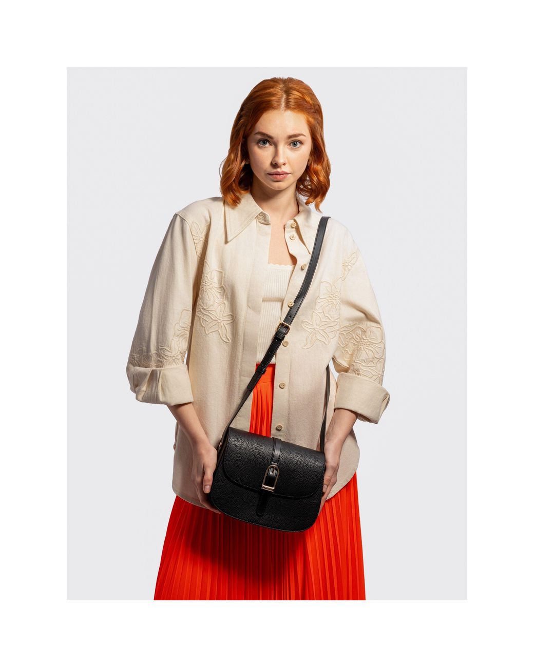 Fiorelli Black Etta Flap Crossbody